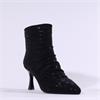 Una Healy Piano Picker High Heel Boot - Black Sparkle